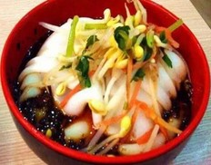 汉中热面皮的做法