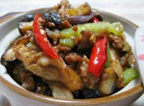 鱼香茄子煲的做法